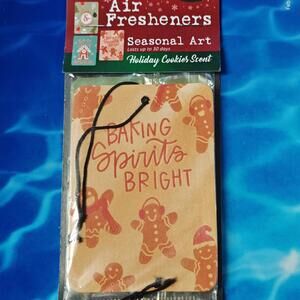 Air Fresheners 3 Pack Holiday Cookie Fresh Scent  Brand New Sealed